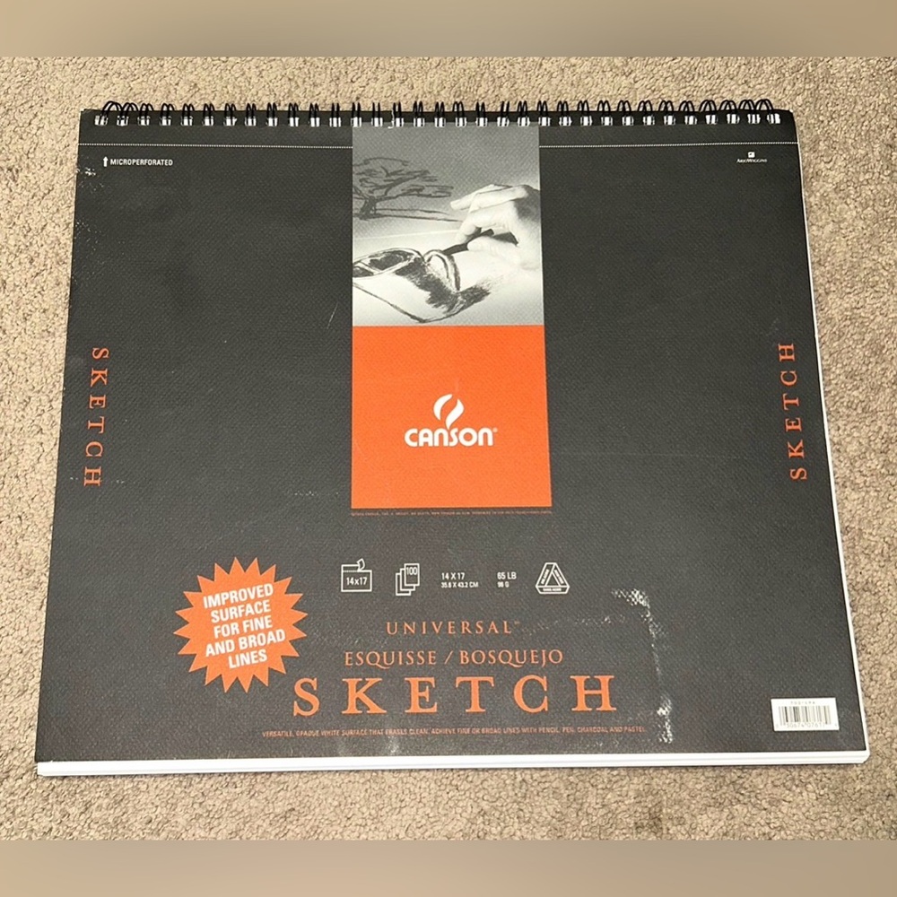 Canson Universal Sketch Book 14X17 Inches